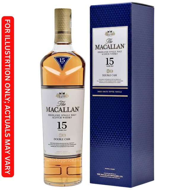 The Macallan 15 Double Cask Whisky price in Kolkata | 700ml |