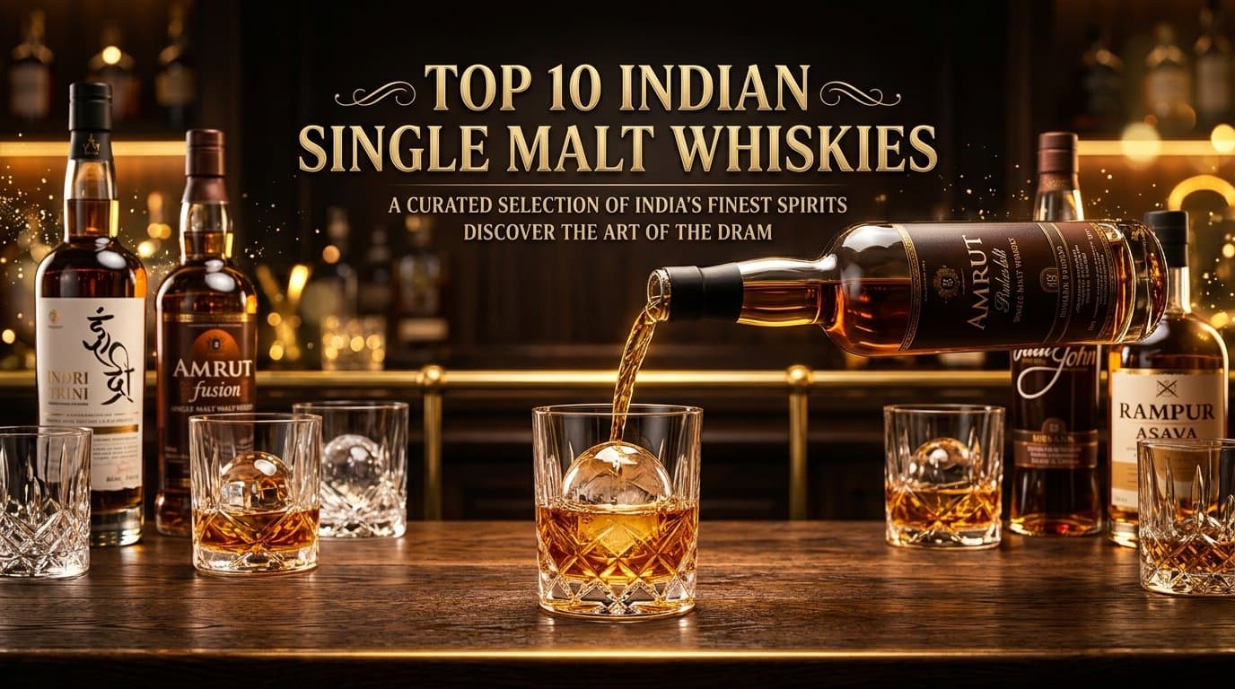 Top 10 Best Indian Single Malt Whiskies to Buy in 2026 (Price & Review)